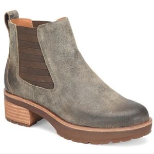 Kork-Ease Gray Ankle Boots